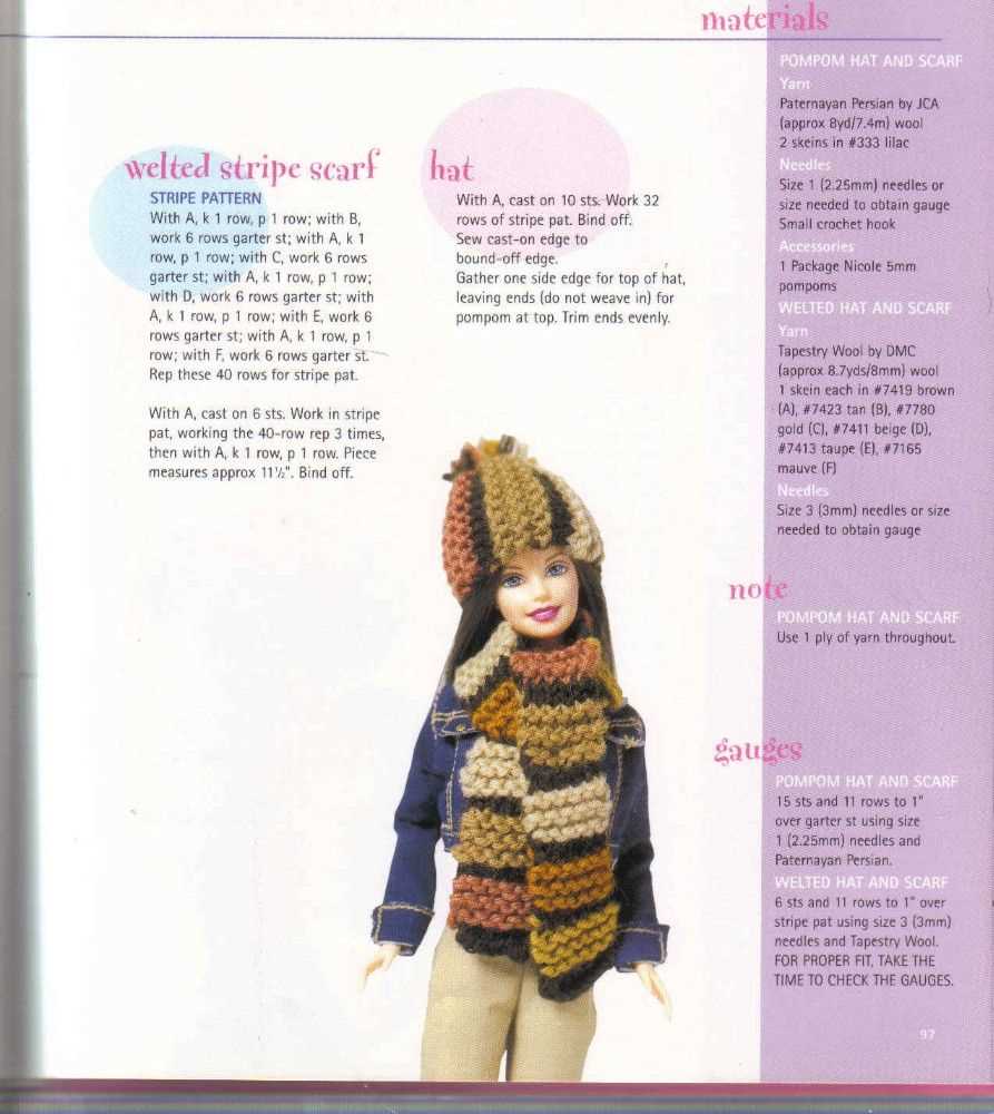 Knitted barbie doll clothes patterns