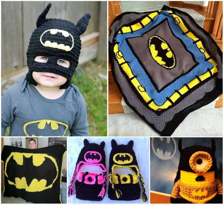 Knitted batman hat pattern free