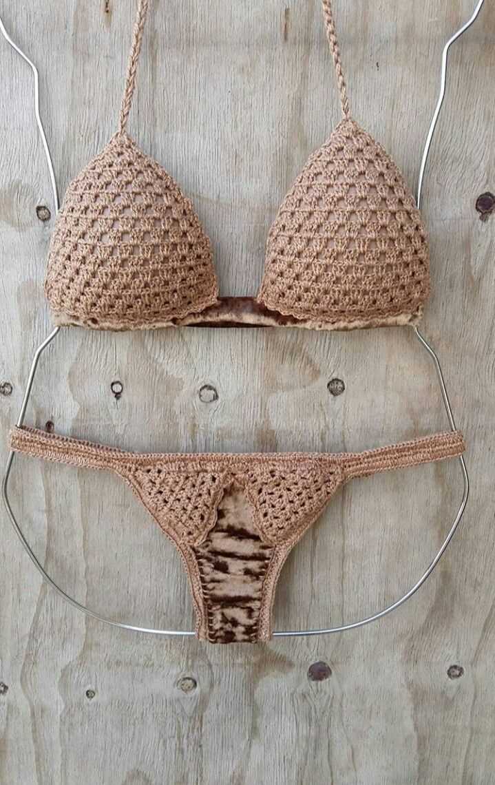 Knitted bikini pattern