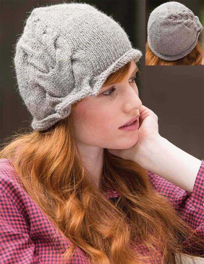 Knitted cloche hat pattern free