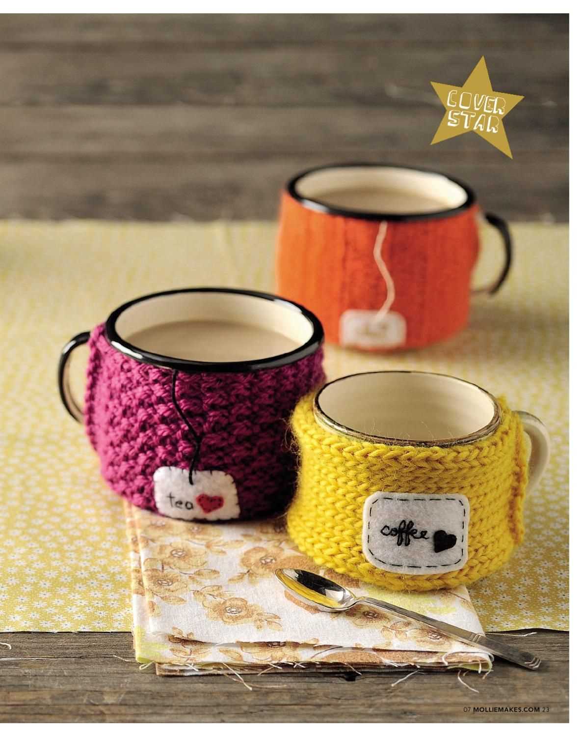 Knitted cup warmer patterns