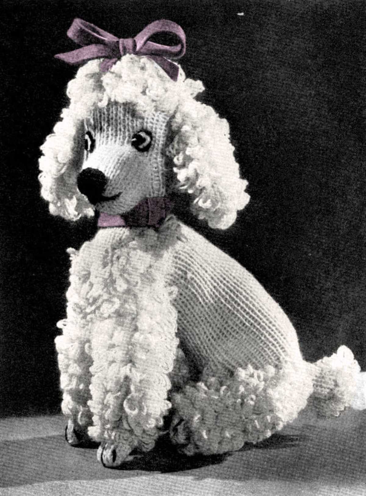 Knitted dog toy dog knitting patterns free