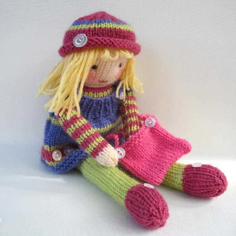 Knitted doll pattern free