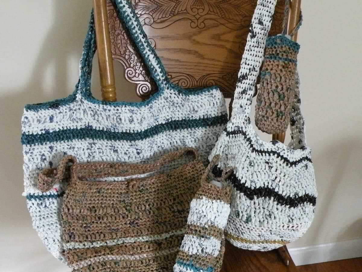 Knitted farmers market bag pattern