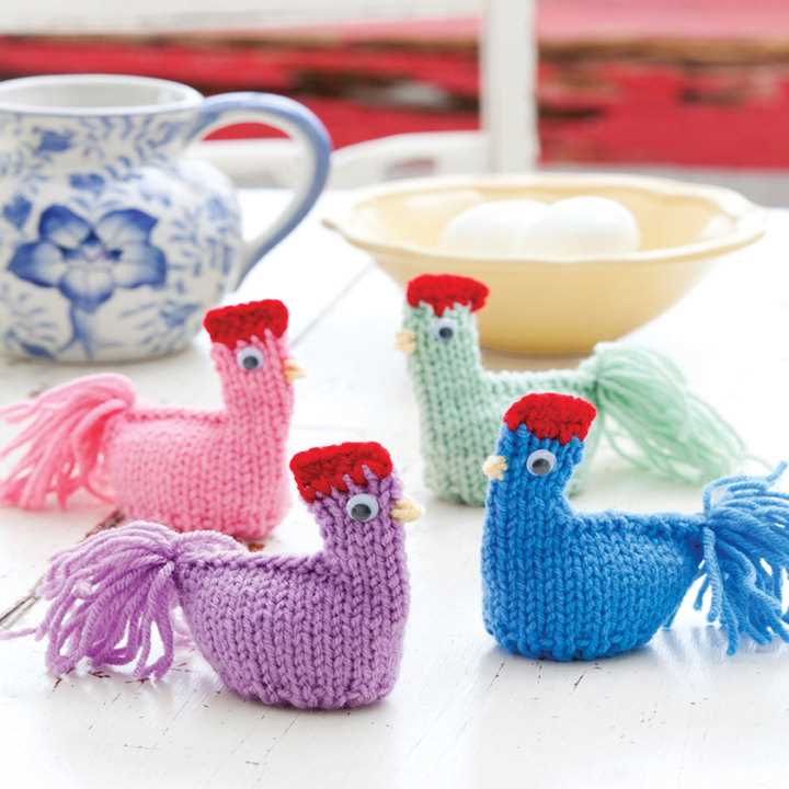 Knitted hen pattern free