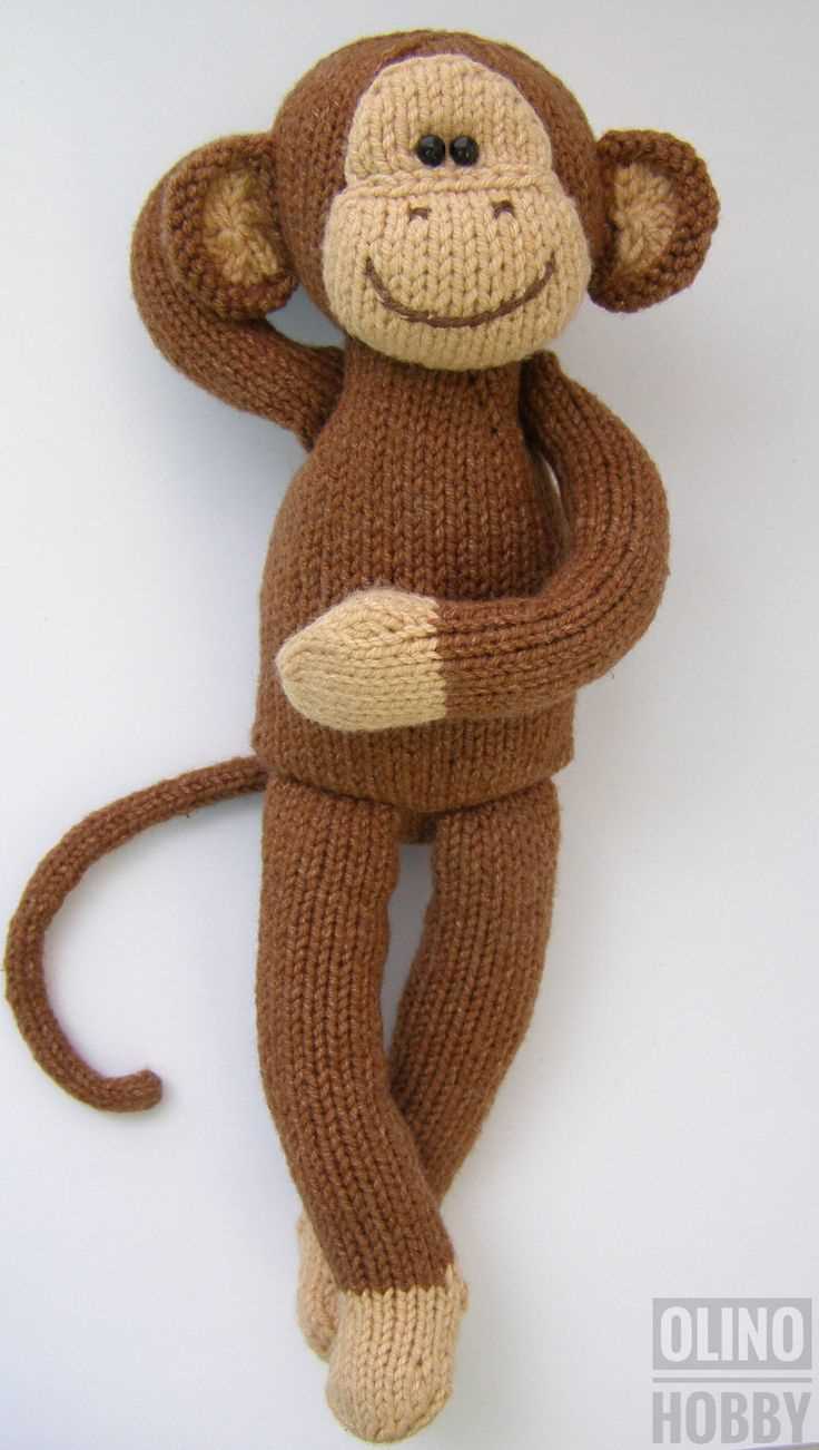 Knitted monkey toy pattern free