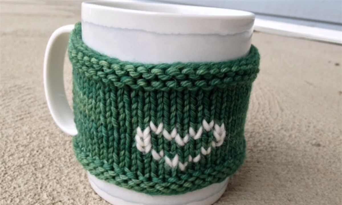 Knitted mug cozy patterns free