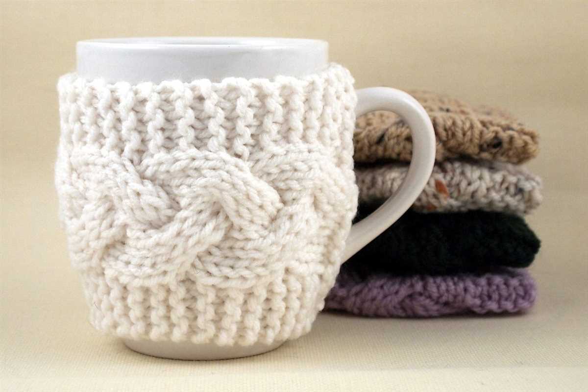 Knitted mug cozy patterns free