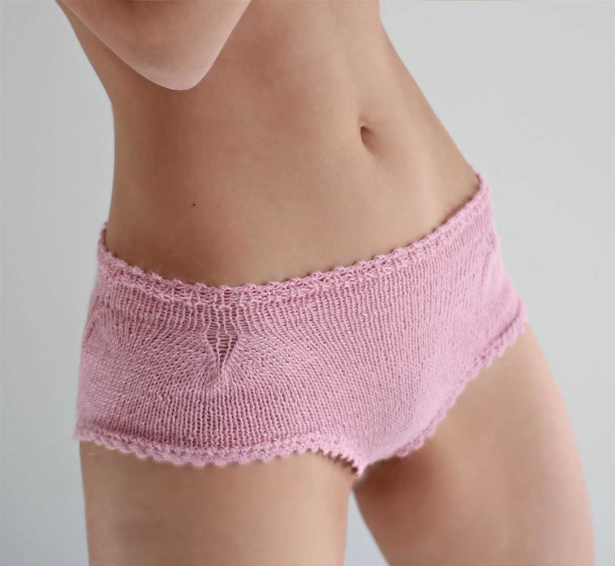 Knitted panties pattern