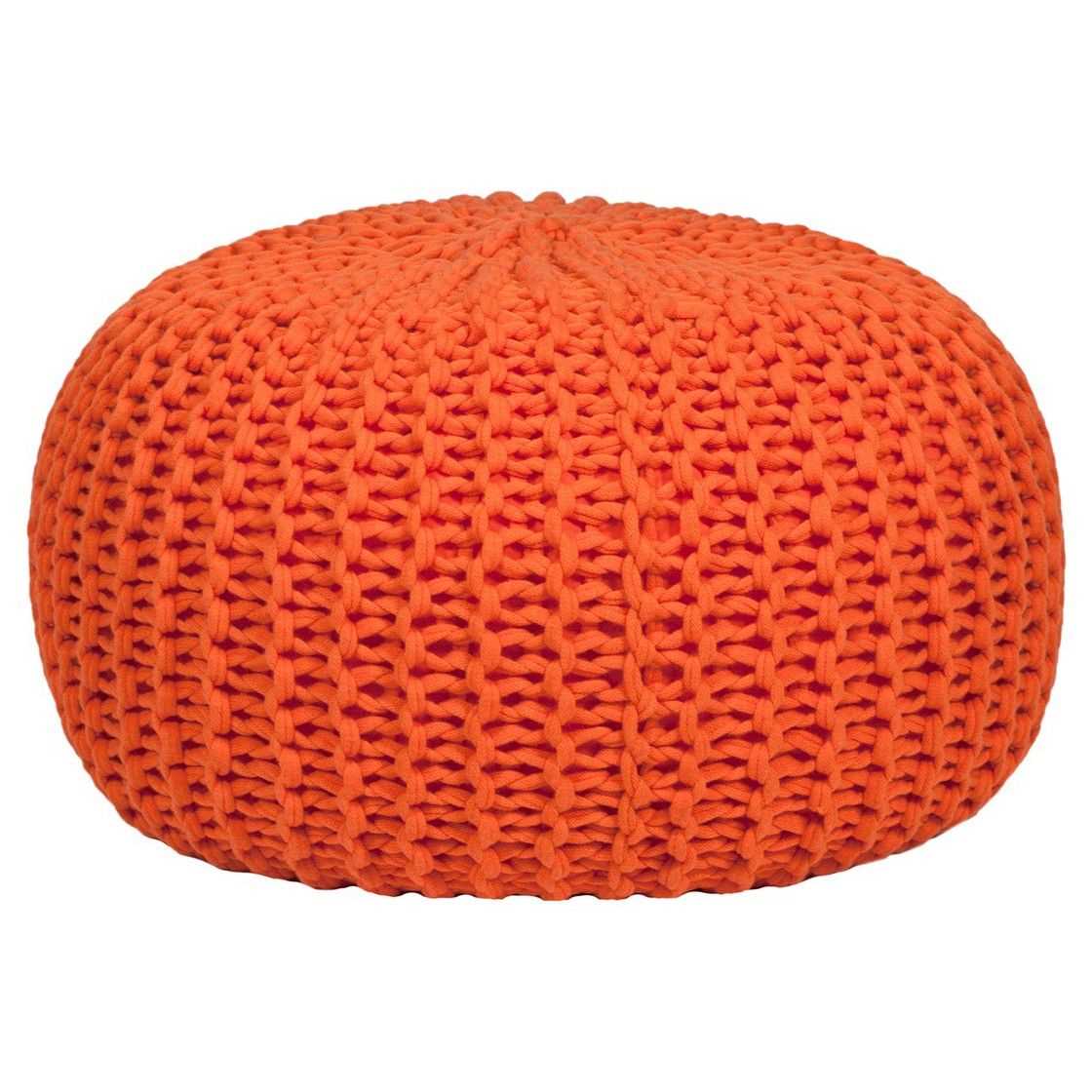 Knitted pouf pattern free