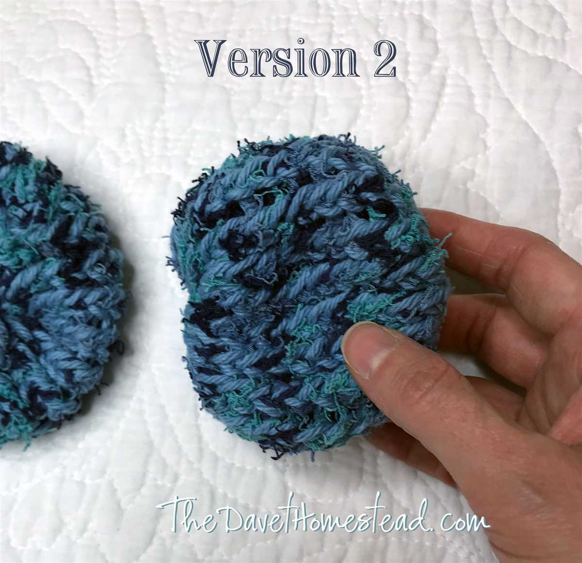 Knitted scrubbies pattern