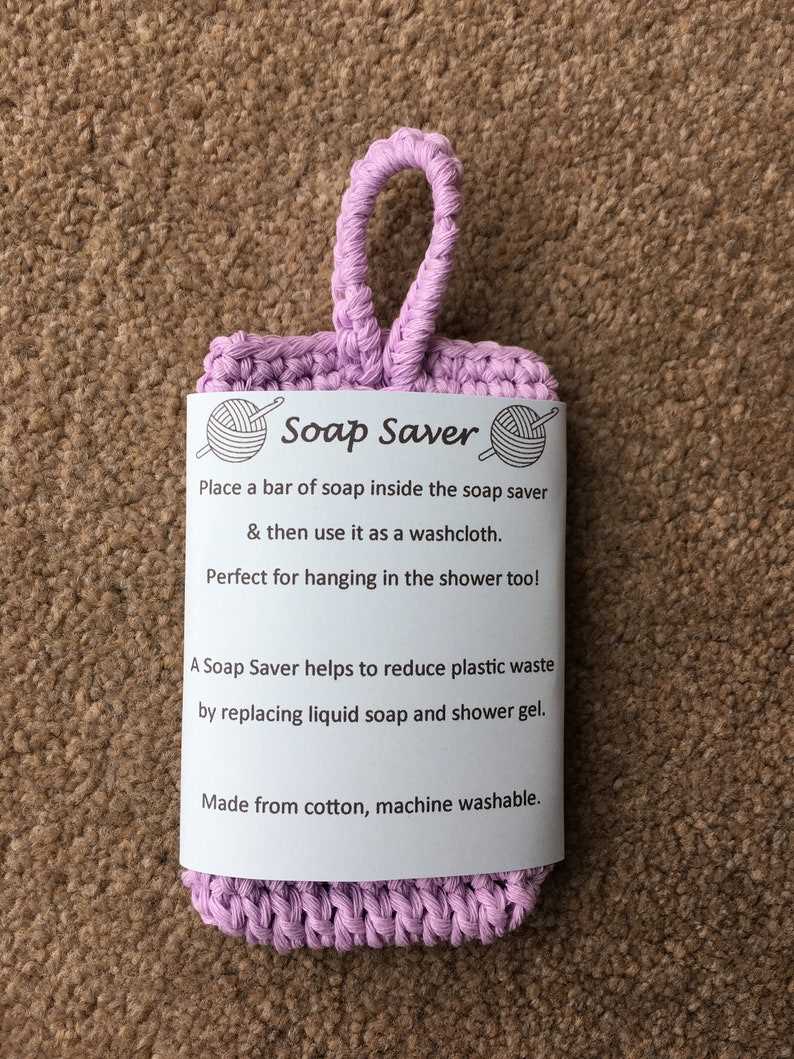 Knitted soap saver bag pattern
