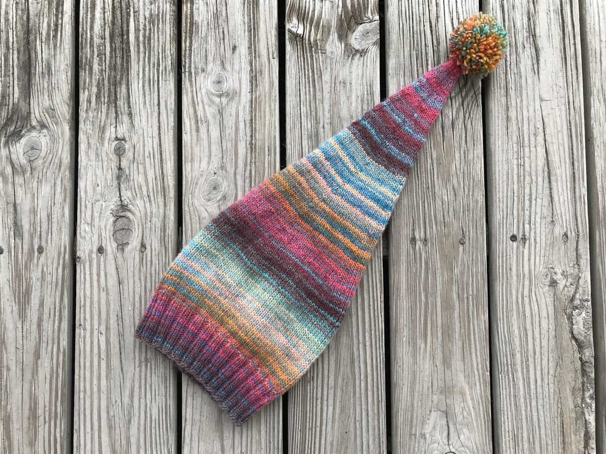 Knitted stocking hat free pattern