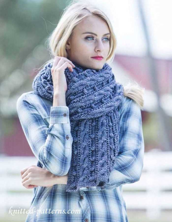 Knitted stole patterns