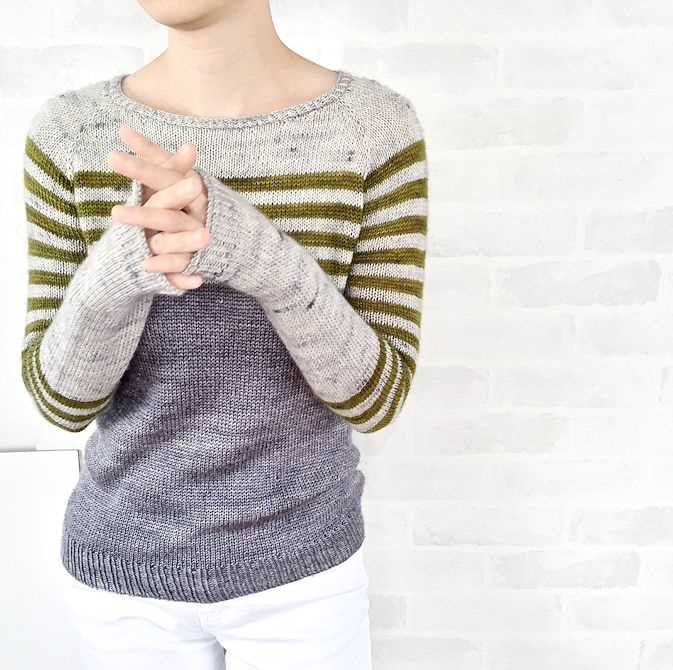 Knitted sweater pattern