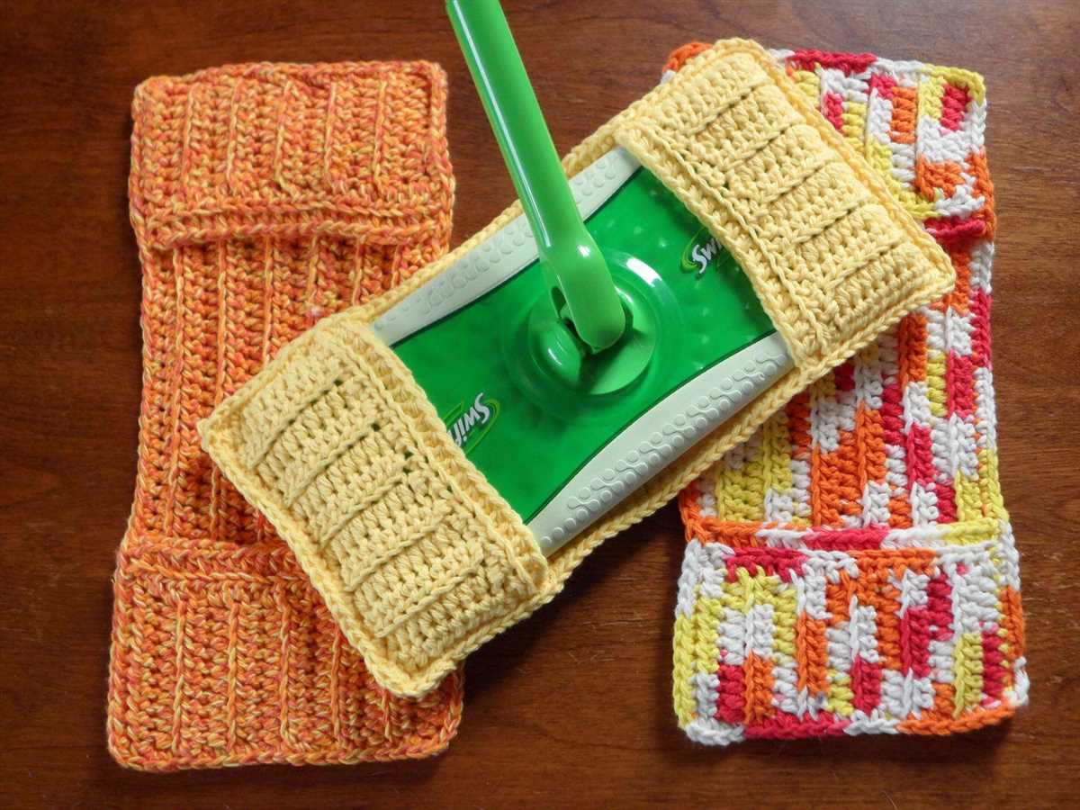 Knitted swiffer cover pattern