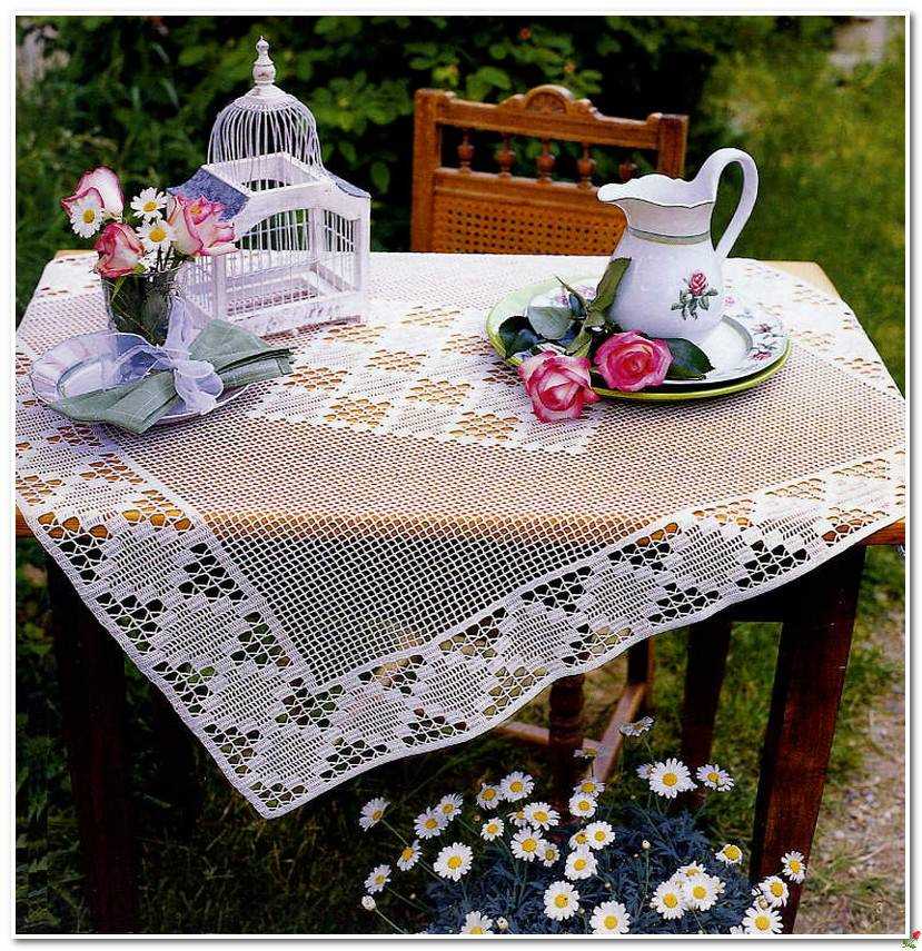 Knitted tablecloth patterns free