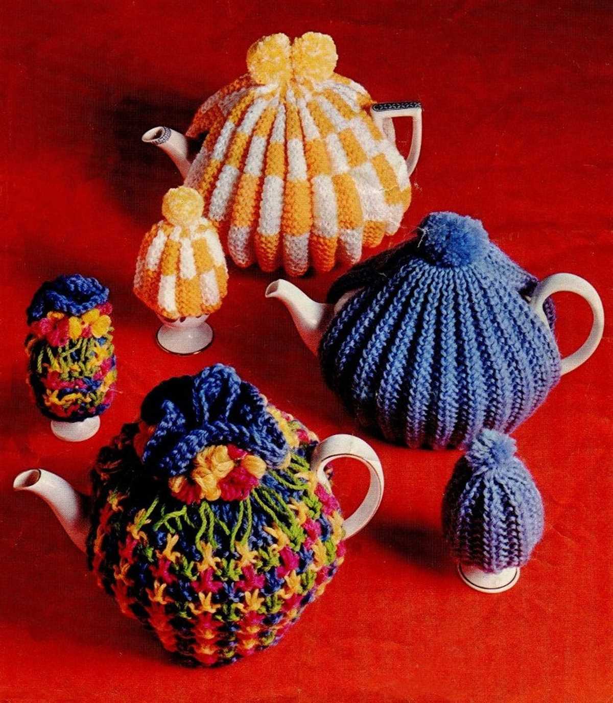 Knitted tea cosy pattern