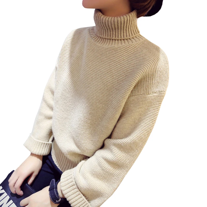 Knitted turtleneck pattern