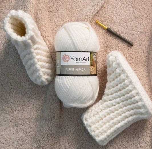 Knitted ugg slipper pattern