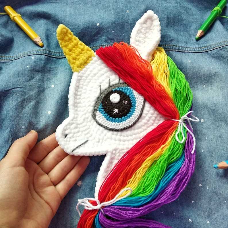 Knitted unicorn blanket pattern free