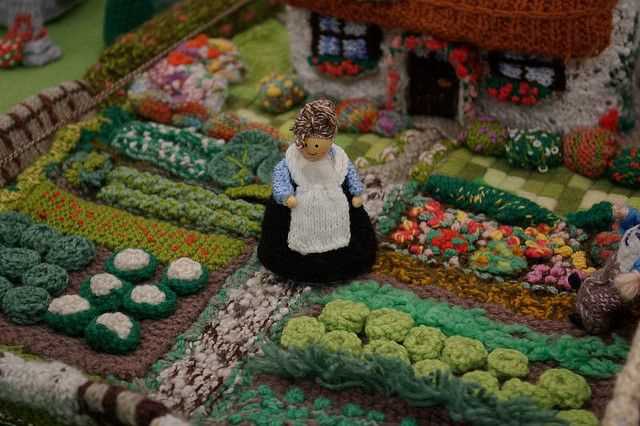 Knitted village patterns