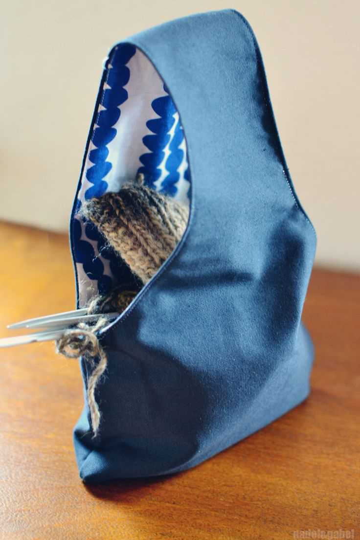 Knitting bag pattern to sew