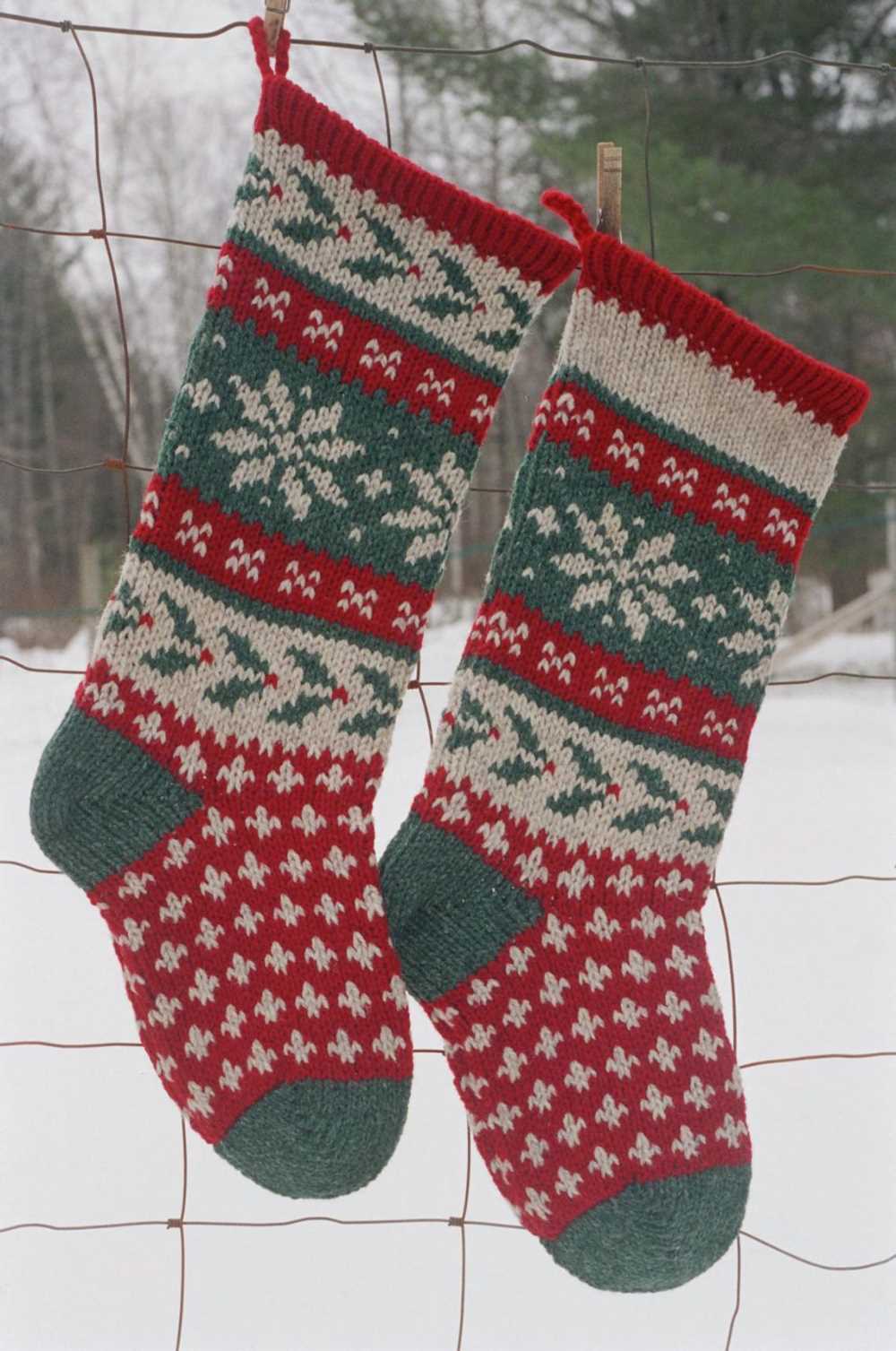 Knitting christmas stocking pattern