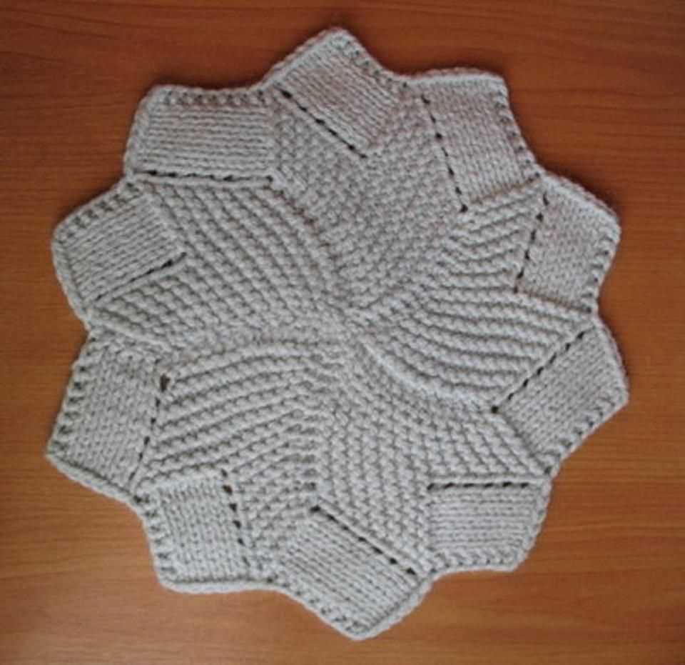 Knitting coaster patterns