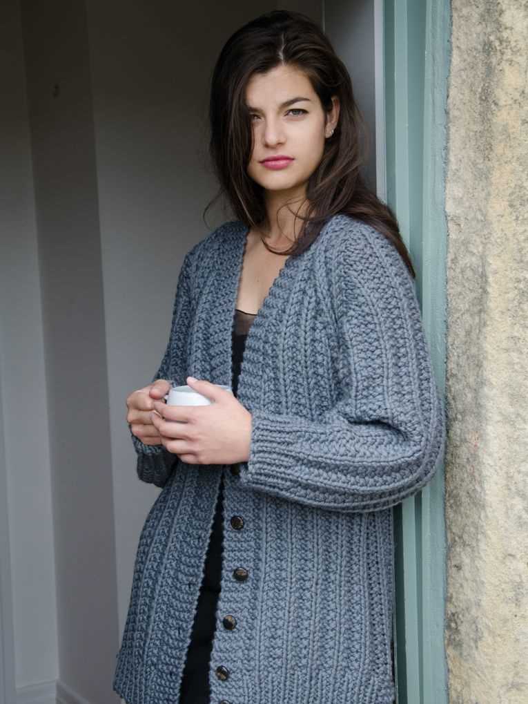 Knitting pattern boyfriend cardigan