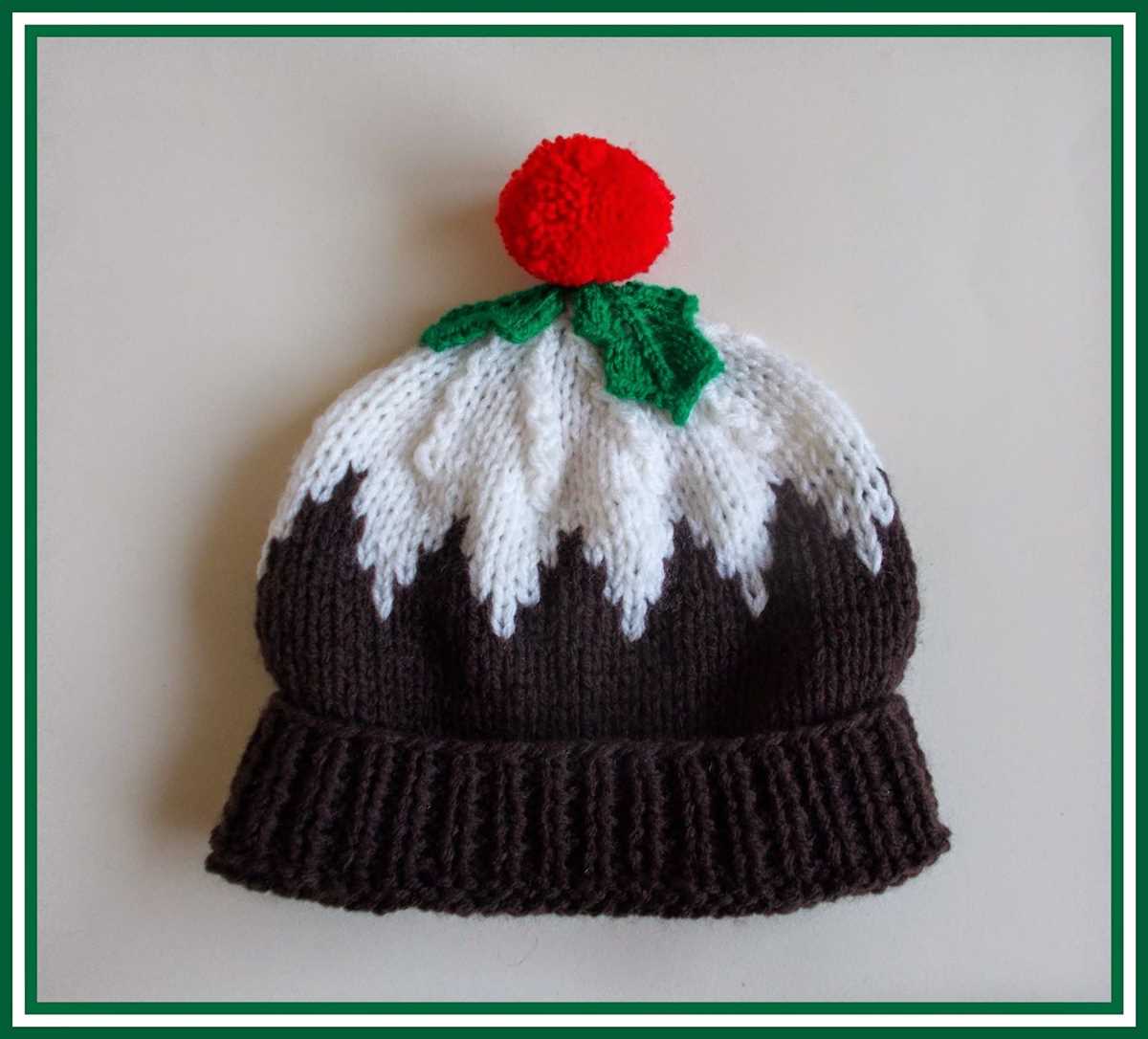 Knitting pattern christmas pudding