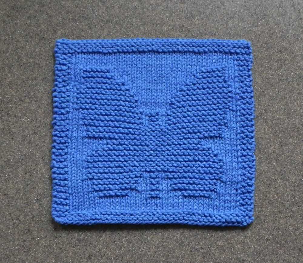 Knitting pattern for cotton dishcloth