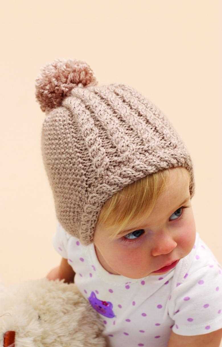 Knitting pattern for hat with ears