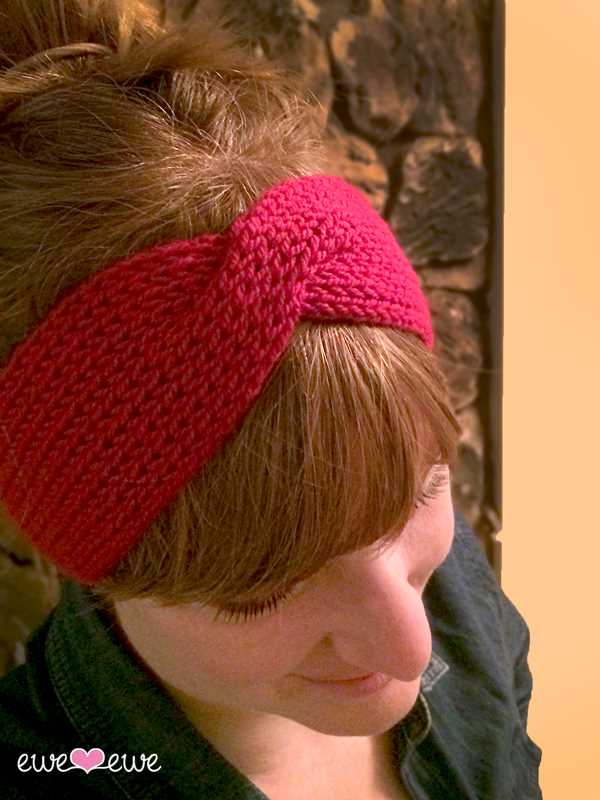 Knitting pattern for headband ear warmer uk