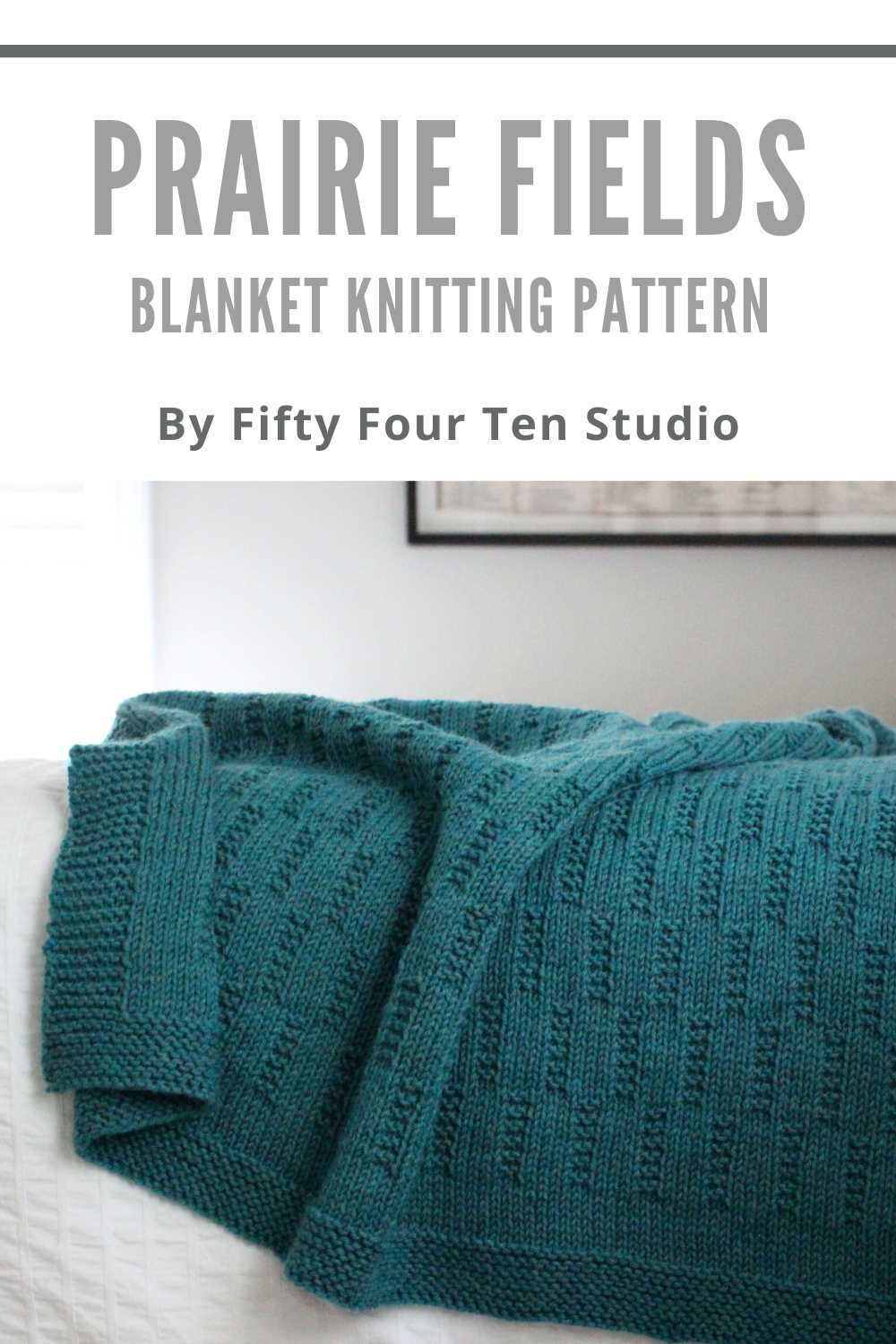 Knitting pattern for lap blanket