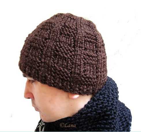 Knitting pattern for men's hat free