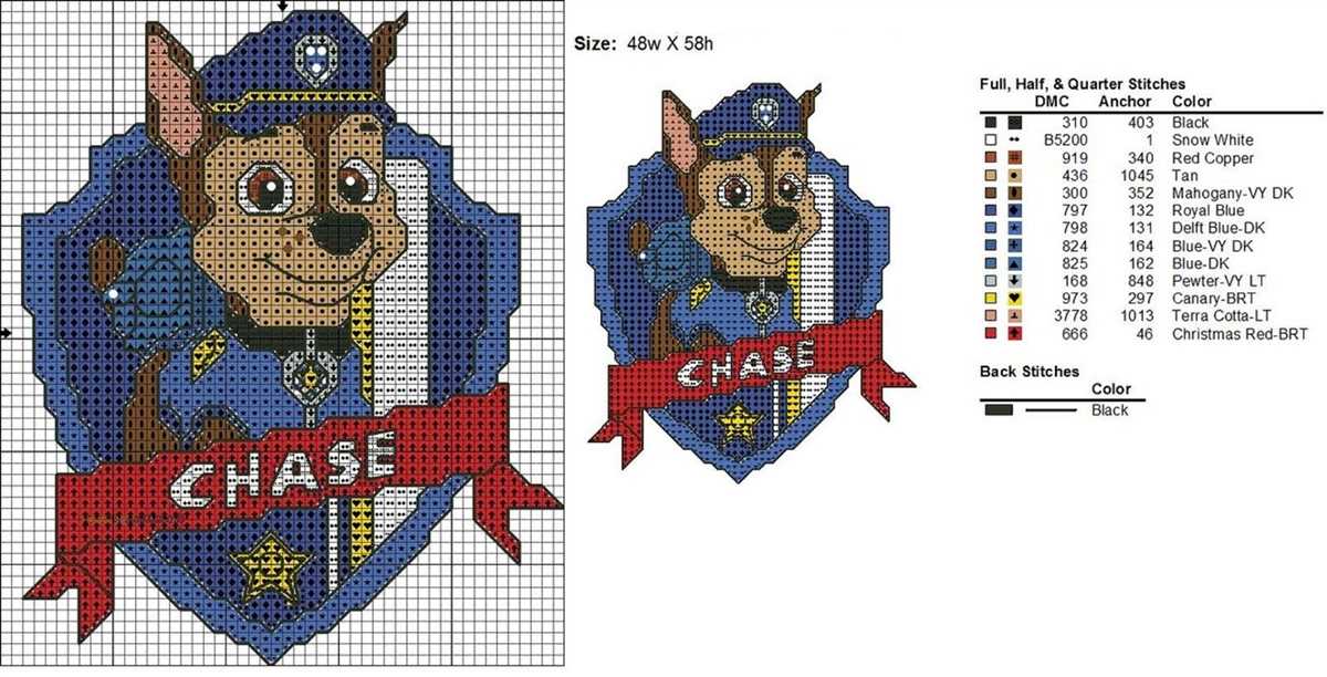 Knitting pattern for paw patrol characters