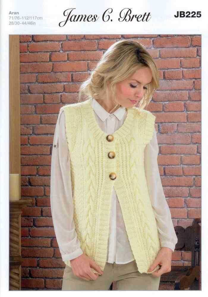 Knitting pattern for waistcoat