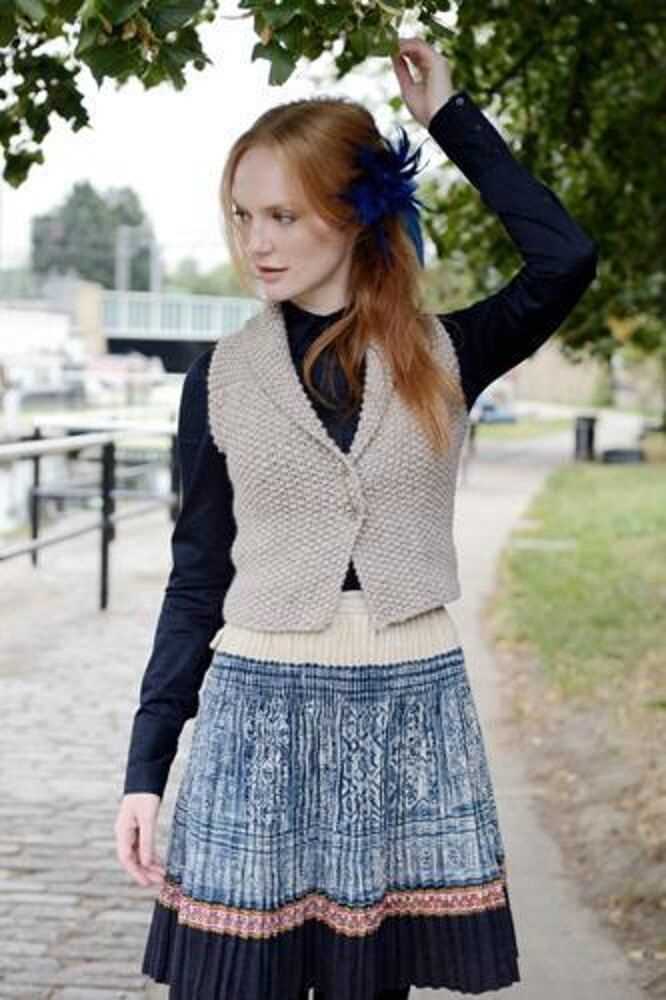 Knitting pattern for waistcoat