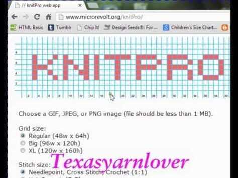 Knitting pattern generator