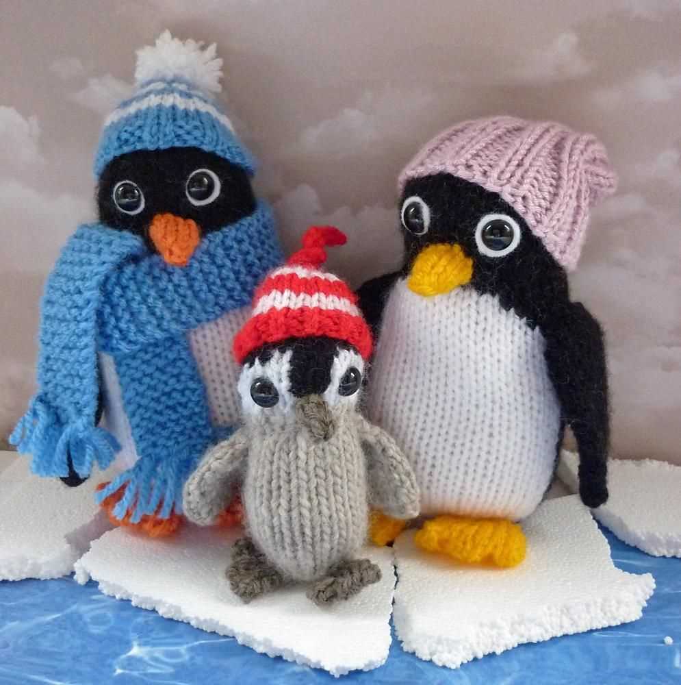 Knitting pattern penguin