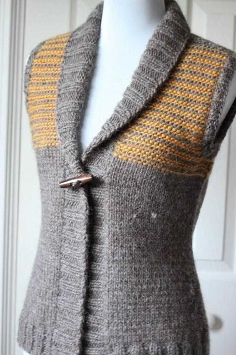 Knitting pattern vest