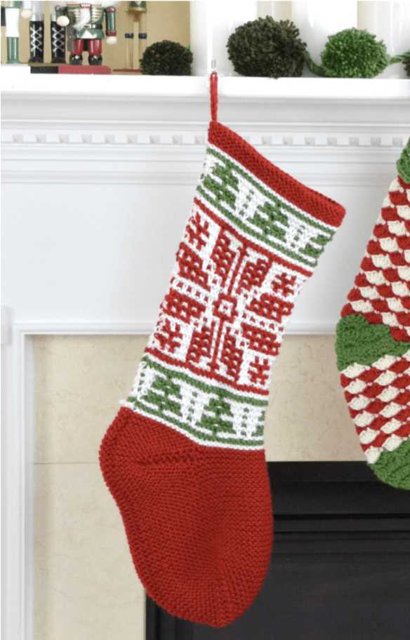 Knitting pattern xmas stocking