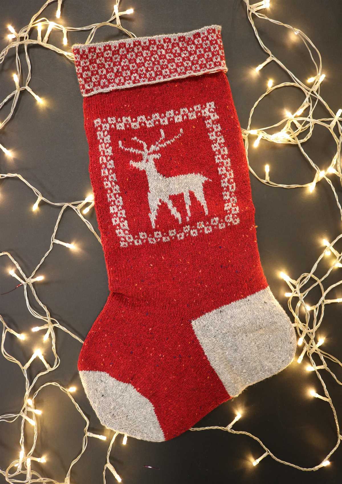 Knitting pattern xmas stocking