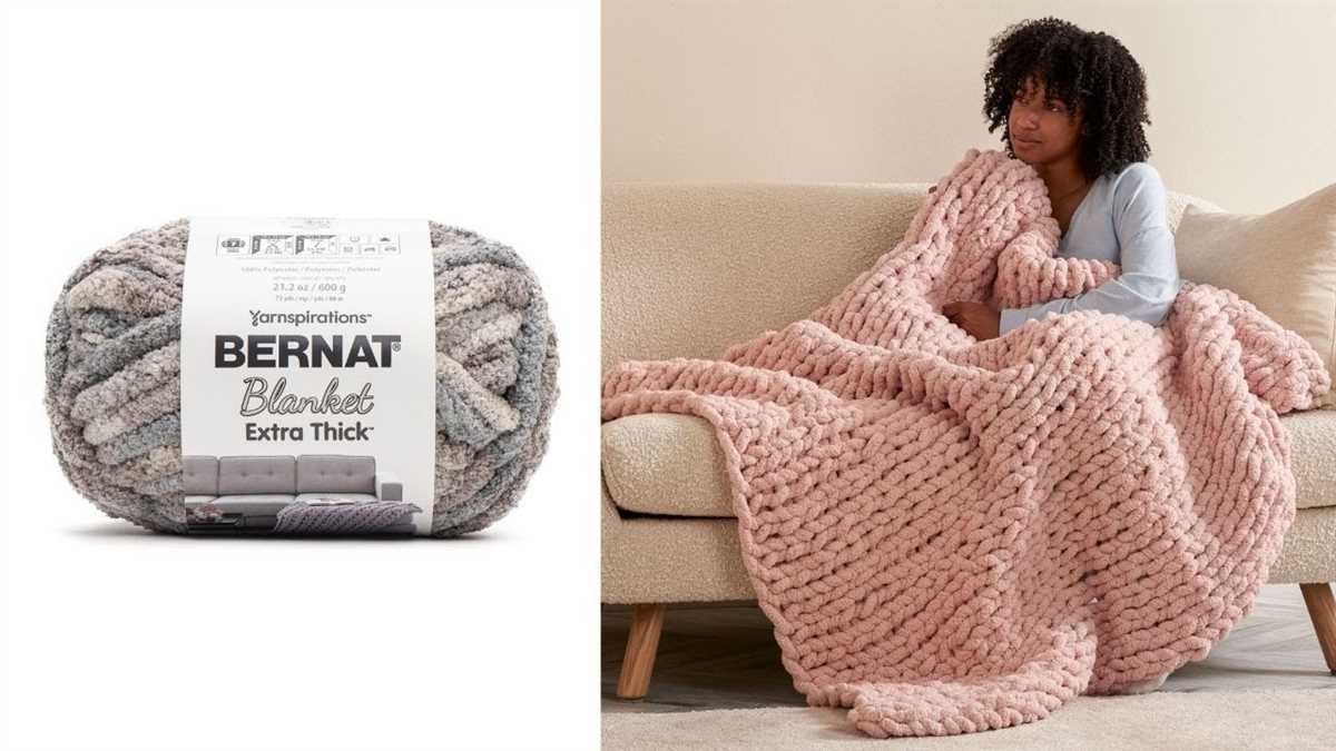 Knitting patterns bernat blanket yarn