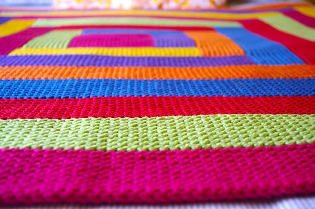 Knitting patterns blankets squares