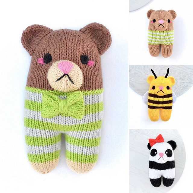 Knitting patterns stuffed animals