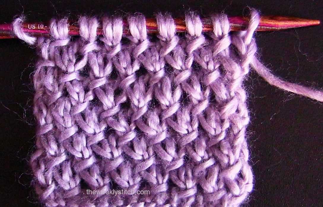 Knitting patterns with even number of stitches