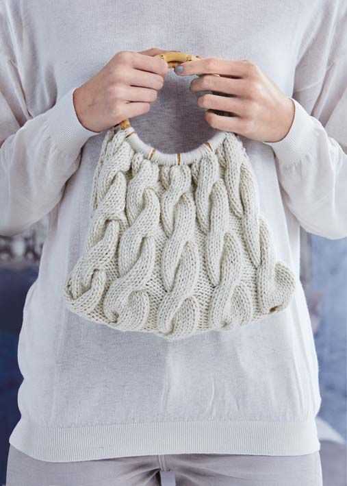 Knitting project bag pattern