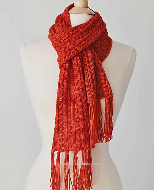 Knitting scarf pattern free